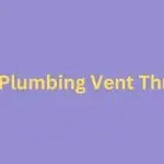 Plumbing Vent Through Exterior Wall