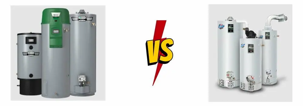 ao smith vs bradford white gas water heaters