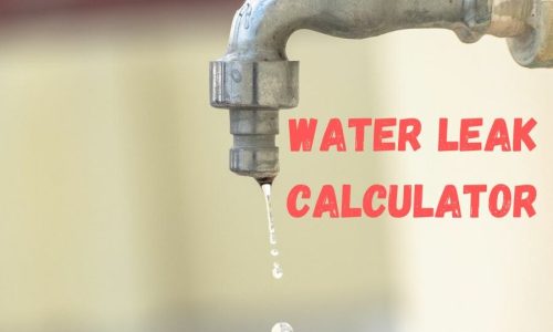 Water Leak/Drip Calculator: Calculate and Conserve