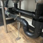 3 Compartment Sink Air Gap Drain