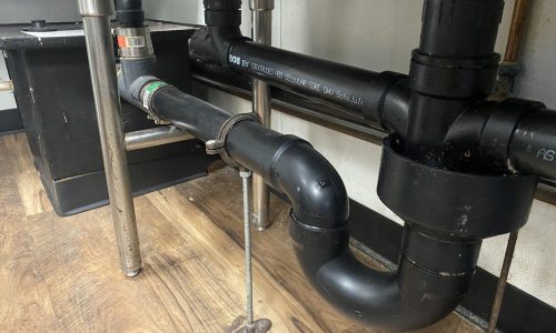 3 Compartment Sink Air Gap Drain
