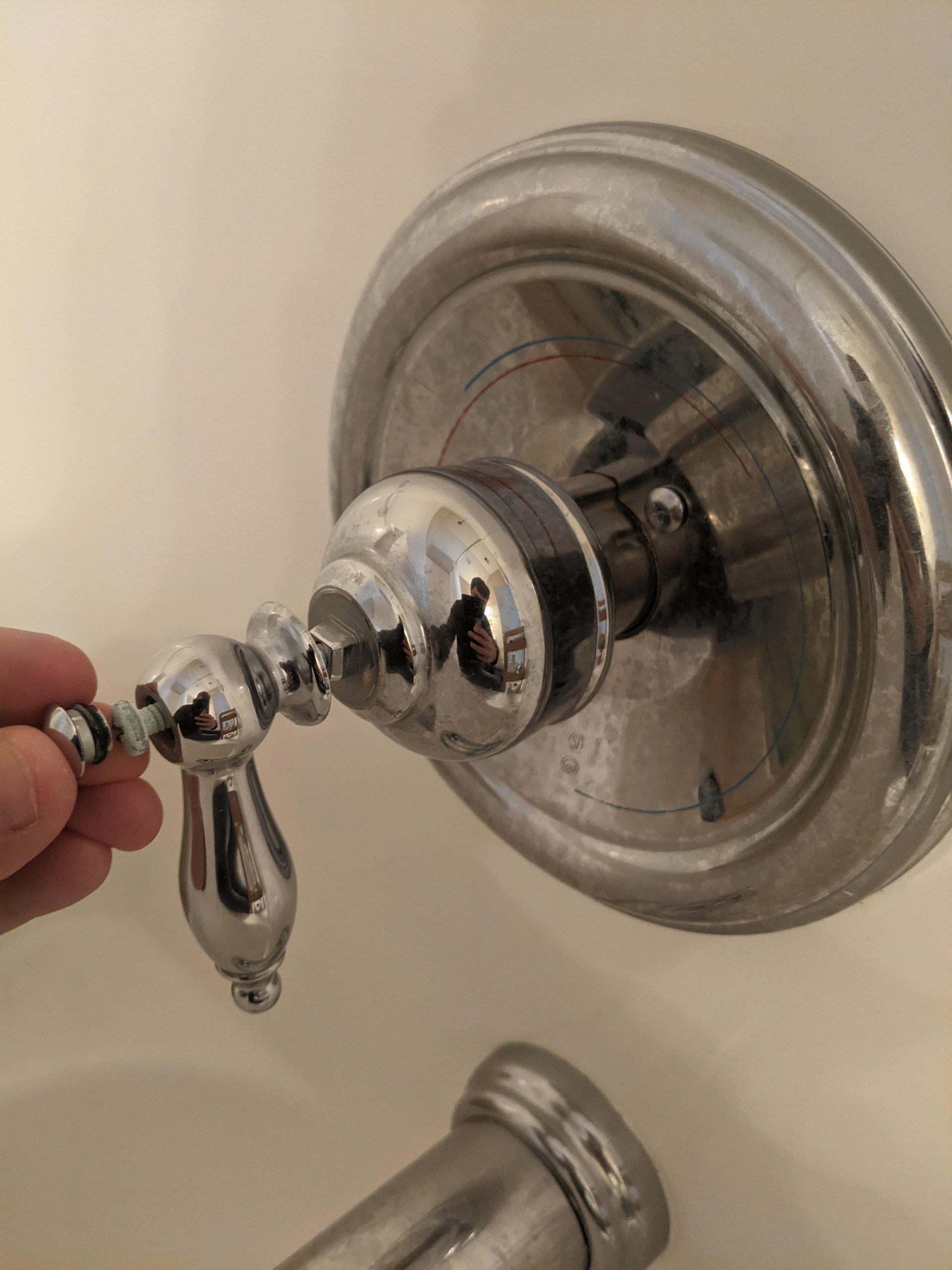 Can'T Get Set Screw Out of Shower Handle