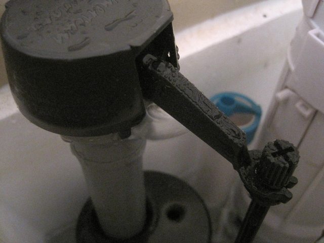 Toilet Fill Valve Leaking from Top