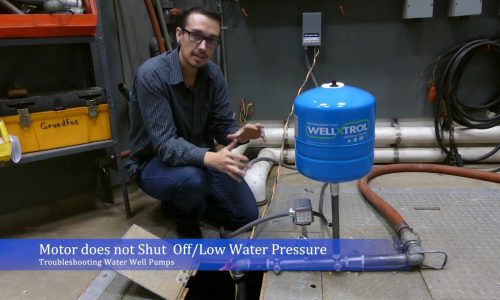 Water Pump Will Not Shut off After First Prime