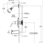 Wall Shower Plumbing Diagram